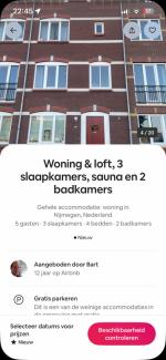 Huis te huur tijdens vierdaagse voor lopers 